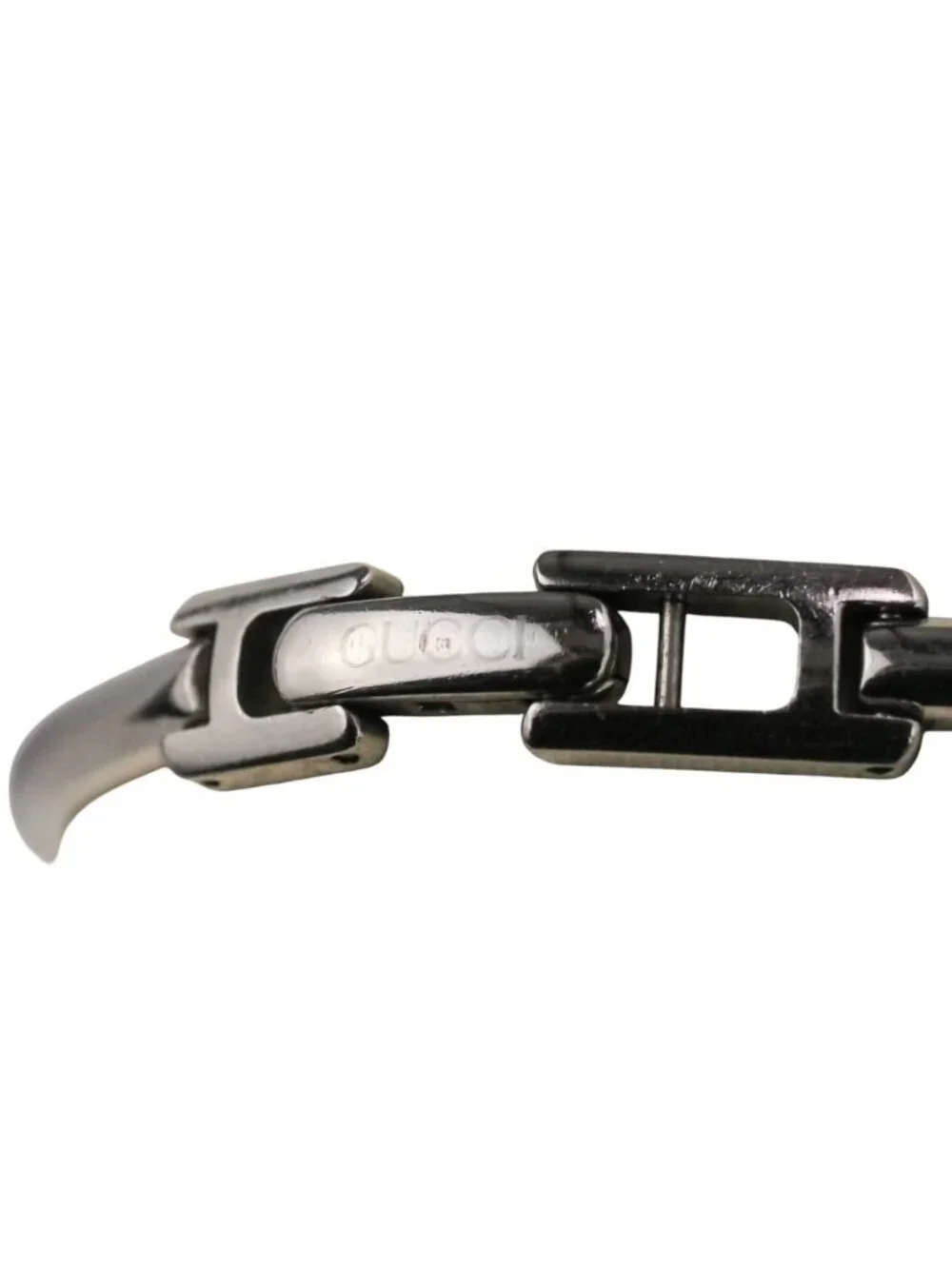 Gucci Square Quartz Watch Black Dial Silver - Picture 10 of 13